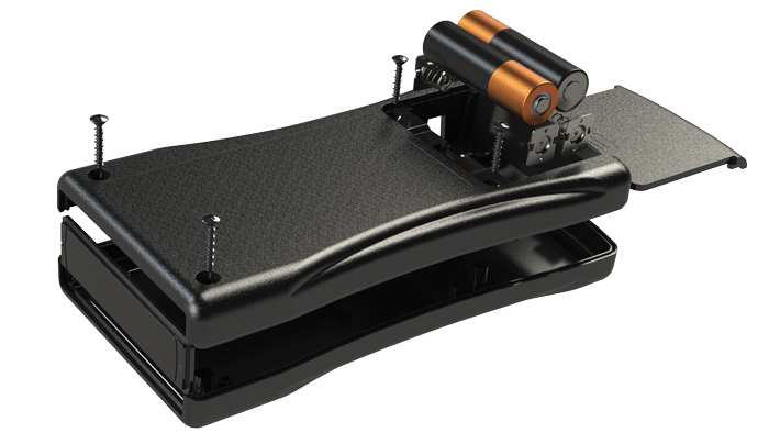 battery enclosure black polycarbonate