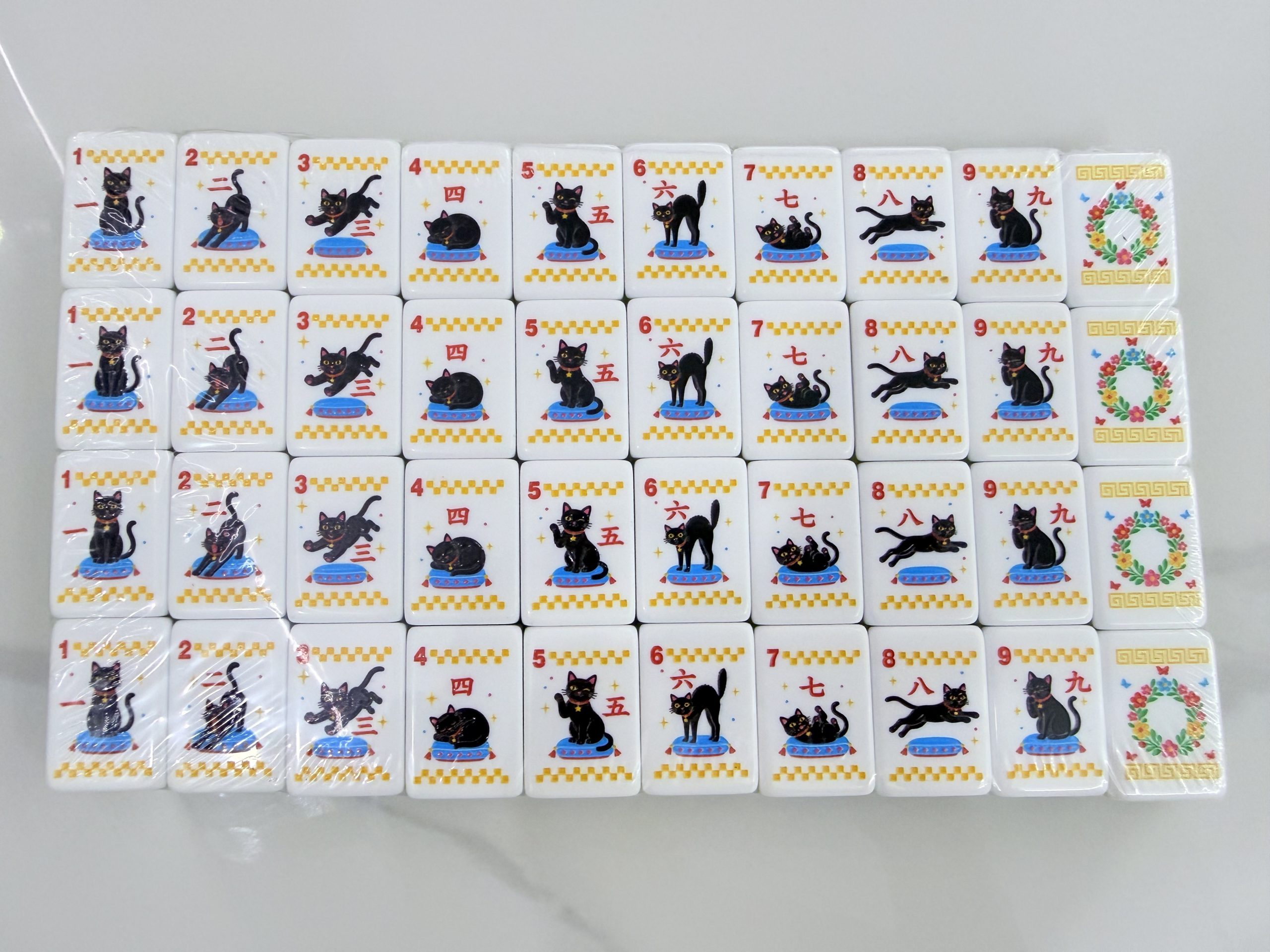 Cat Acrylic Mahjong