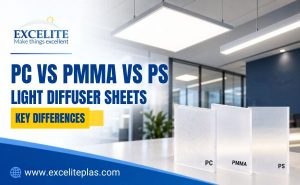 PC vs PMMA vs PS Light Diffuser Sheets: Key Differences