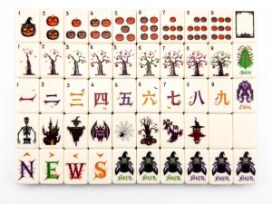 acrylic mahjong tiles