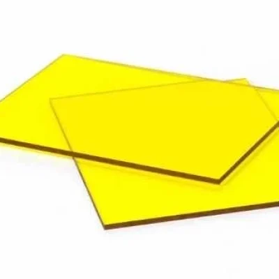 Transparent Yellow Polycarbonate Sheets