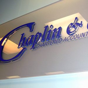 Office Lobby Logo Letters​