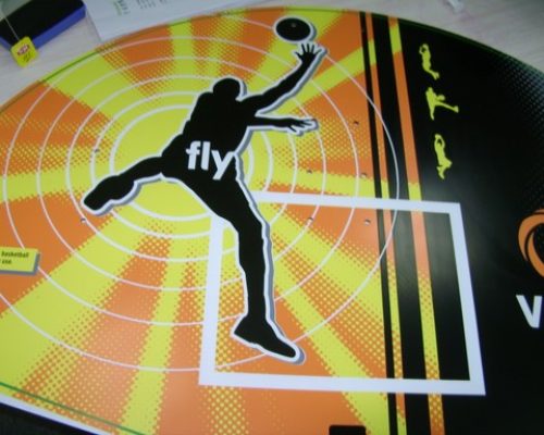 polycarbonate basketball backboard with printing