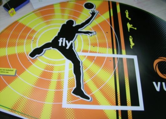 polycarbonate basketball backboard with printing