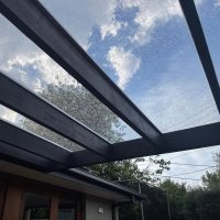 Clear patio cover