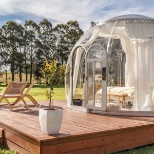 Vacuum formed polycarbonate igloo