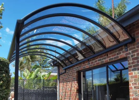 curved pergola polycarbonate roofing sheet