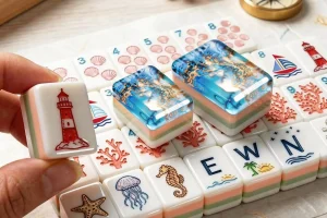 Custom acrylic mahjong tiles