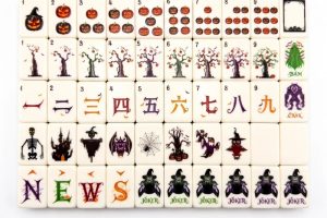 acrylic mahjong tiles