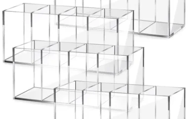 acrylic storage bins