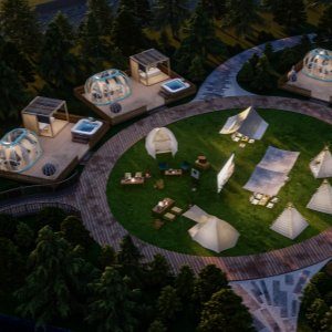 glamping domes