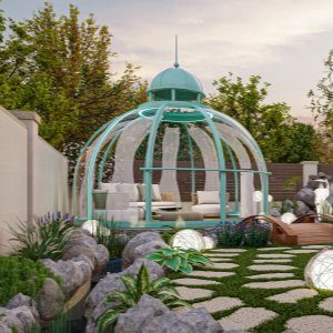 private garden igloos