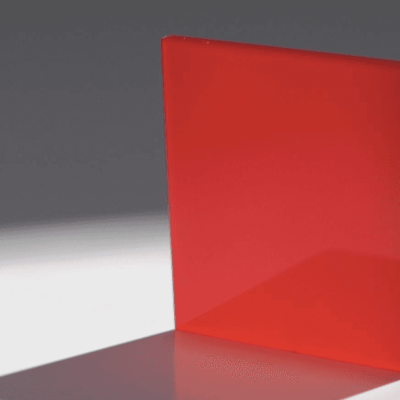 Translucent Red Polycarbonate Sheet
